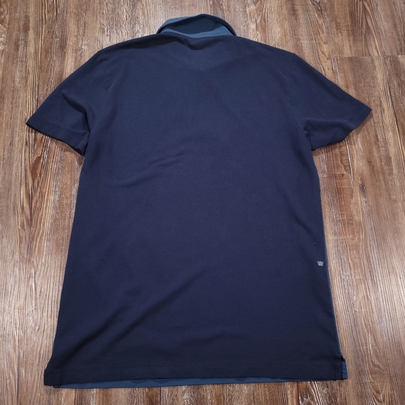 Mack Weldon For Daily Wear ColorBlock Comb Cotton Blend Soft Preppy Polo Medium - Picture 3 of 9